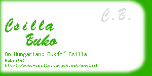 csilla buko business card